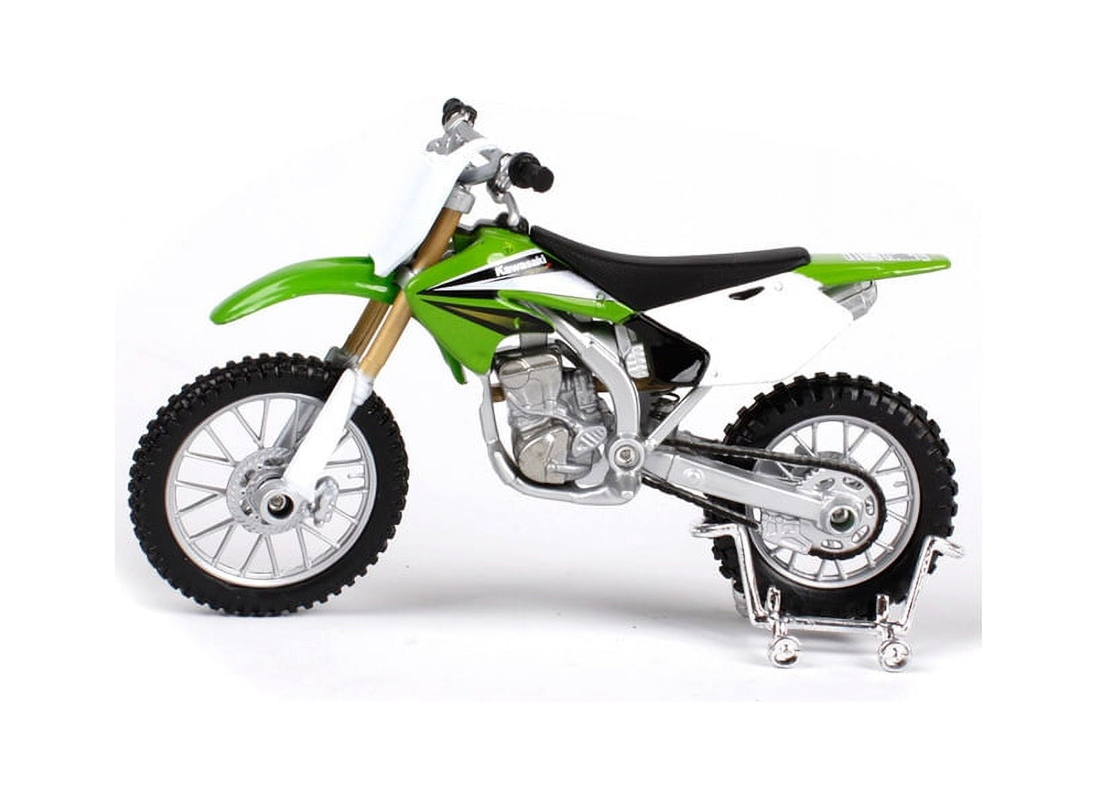 Kawasaki KX250F Motorcycle [1:18 scale in Green]