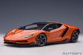 Lamborghini Centenario Arancio Argos / Pearl Orange with Carbon Top 1/18 Model Car by Autoart