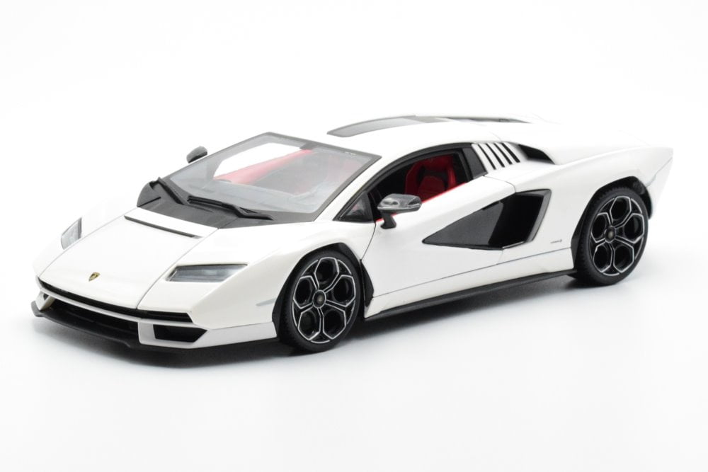 Lamborghini Countach LPI 800-4, White - Maisto 31459W - 1/18 scale Diecast Model Toy Car