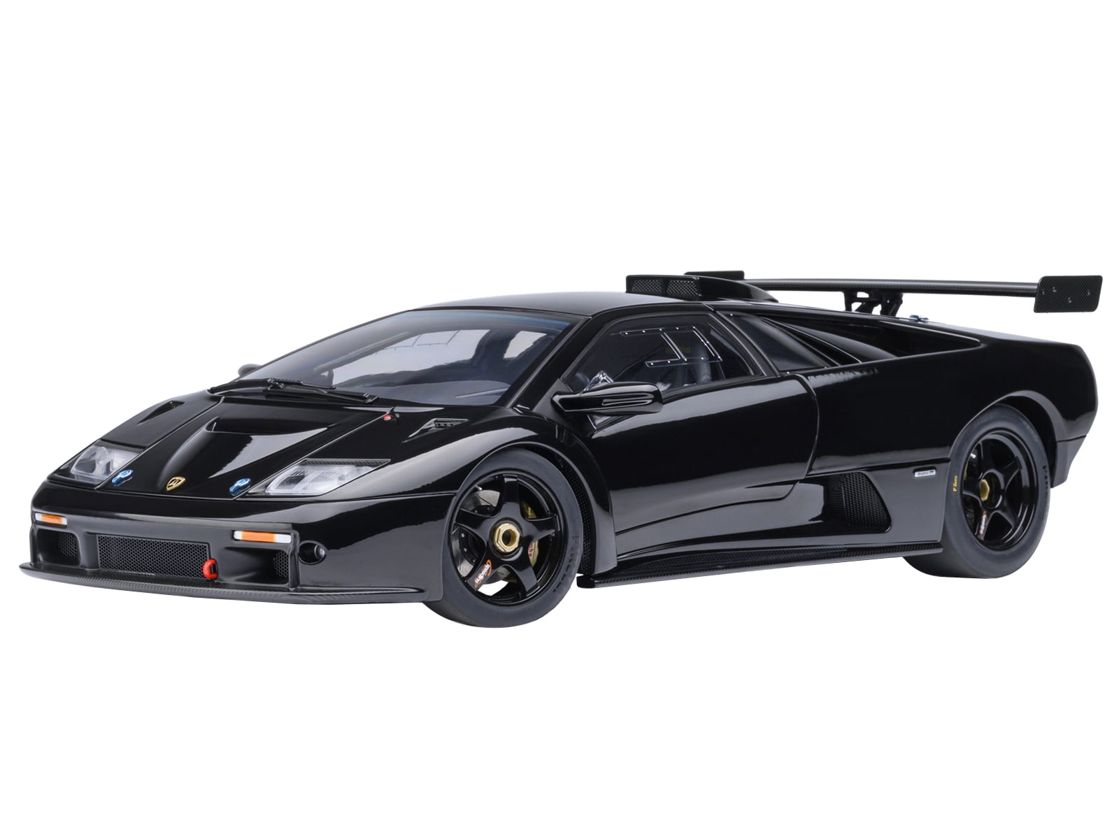 Lamborghini Diablo GTR Deep Black 1/18 Diecast Model Car by Autoart