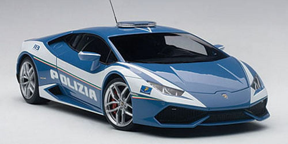 Lamborghini Huracan LP610 Police Car 1/18 Model Car by Autoart