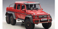 Mercedes G63 AMG 6X6 Red 1/18 Model Car by Autoart