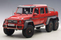 Mercedes G63 AMG 6X6 Red 1/18 Model Car by Autoart