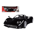 Pagani Zonda F Black 1/18 Die Cast Car Model by Motormax