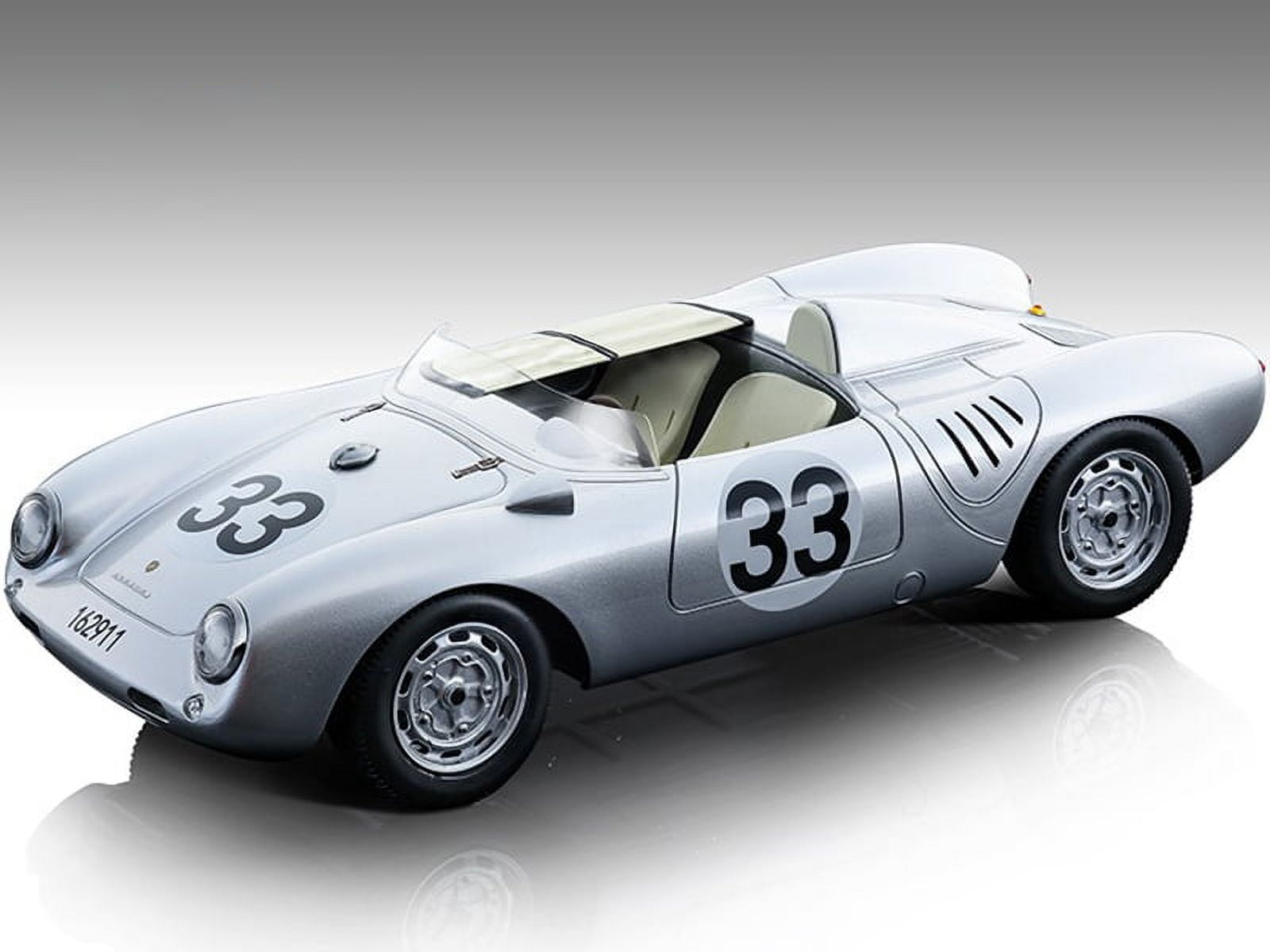 Porsche 550 A #33 H. Herrmann - R. von Frankenberg 24H Le Mans (1957) "Mythos Series" Ltd Ed 95 pcs 1/18 Model Car by Tecnomodel