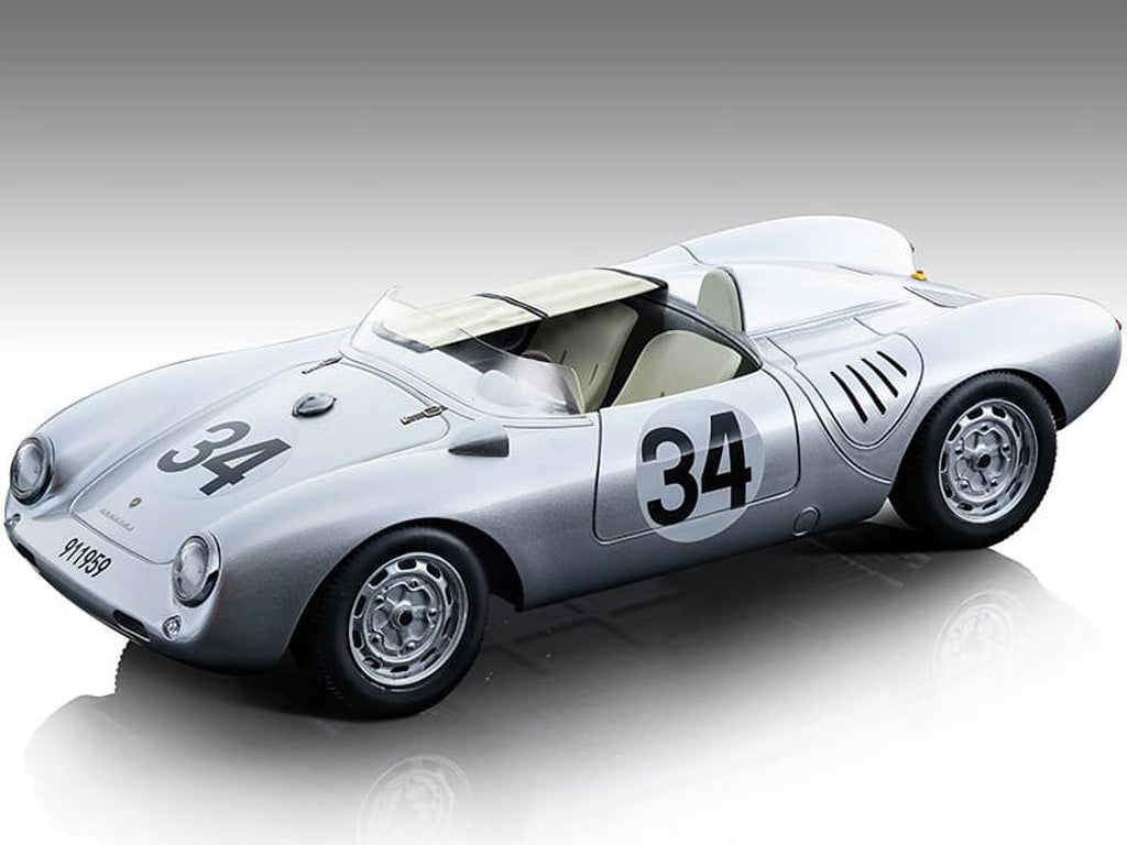 Porsche 550 A #34 C. Storez - E. Crawford 24H of Le Mans (1957) "Mythos Series" Ltd Ed to 80 pcs 1/18 Model Car by Tecnomodel