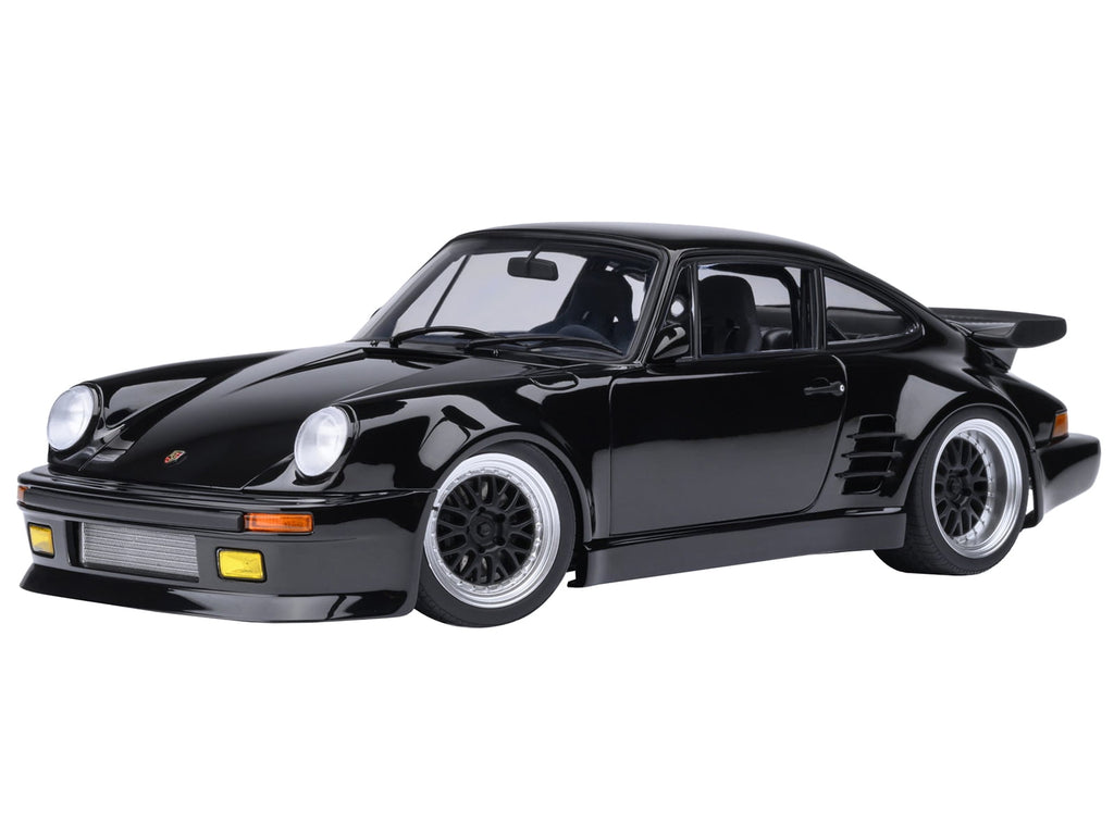Porsche 911 (930) Turbo "Blackbird" Black "Wangan Midnight - Comic #1 Version" Manga 1/18 Model Car by Autoart