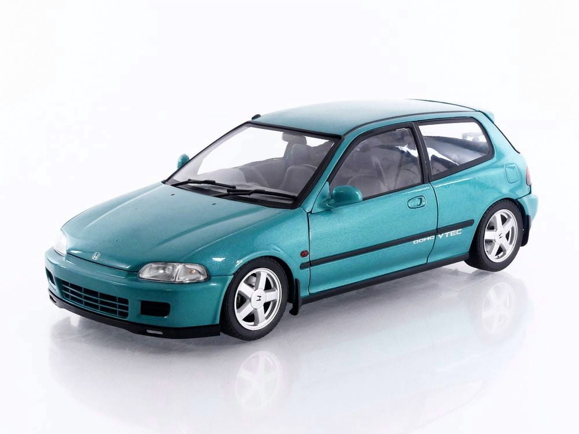 1991 Honda Civic (EG6) RHD (Right Hand Drive) Aztec Green Metallic 1/18 Diecast Model Car by Solido