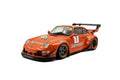 2020 RWB Bodykit #7 "Jagermeister" Orange with Graphics 1/18 Diecast Model Car by Solido