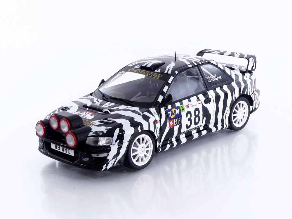 Subaru Impreza S5 WRC99 #38 "Rallye de Portugal" (2001) "Competition" Series 1/18 Diecast Model Car by Solido