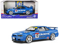 Solido 2000 Nissan GT-R (R34) Streetfighter Calsonic Tribute Blue RHD 1:18