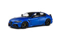 2022 Alfa Romeo Giulia GTA Anodized Blue Metallic with Carbon Top 1/18 Diecast Model Car by Solido
