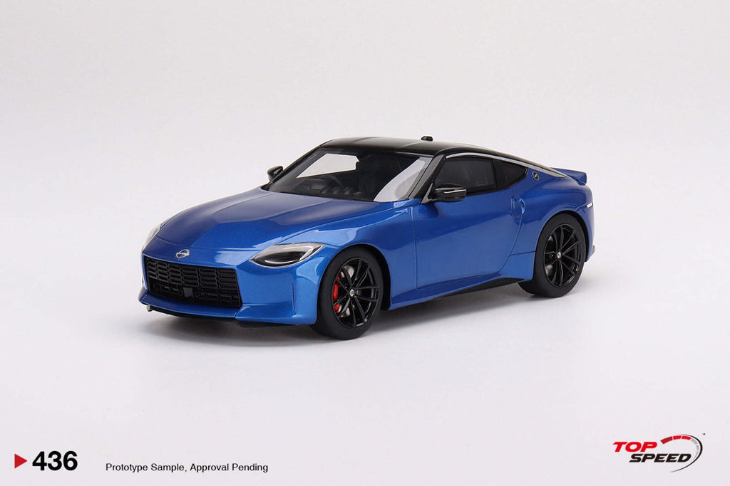 Topspeed 1:18 Nissan Fairlady Z Version ST 2023 Seiran Blue RHD