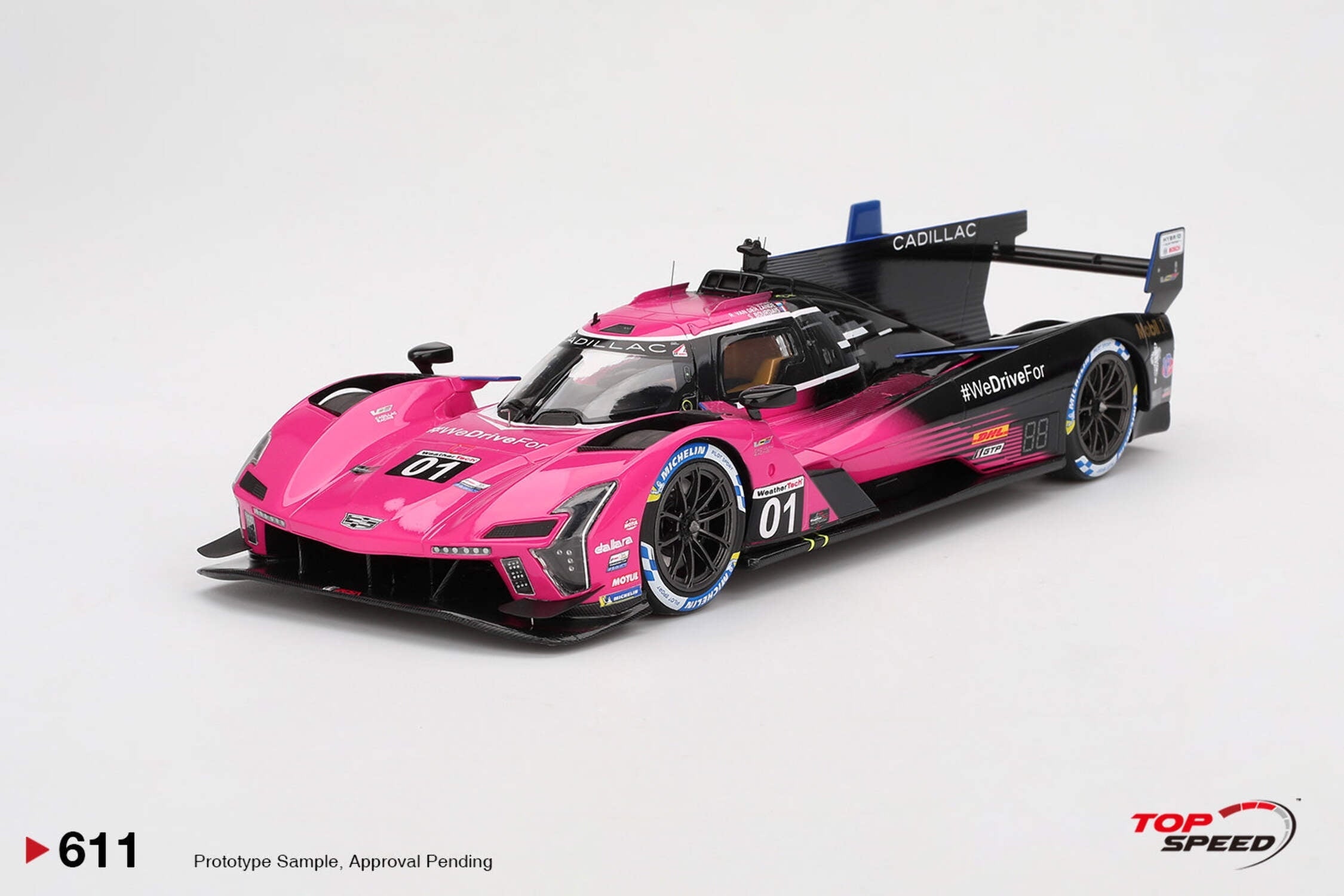 Cadillac V-Series.R #01 "Cadillac Racing" Winner IMSA "Petit Le Mans" (2024) 1/18 Model Car by Top Speed