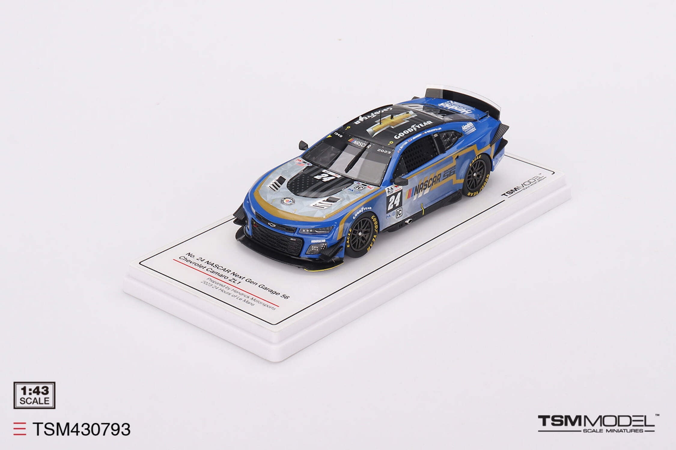 Chevrolet Camaro ZL1 #24 "Hendrick Motorsports" Innovative "24 Hrs Le Mans" (2023) 1/18 Model Car by Top Speed