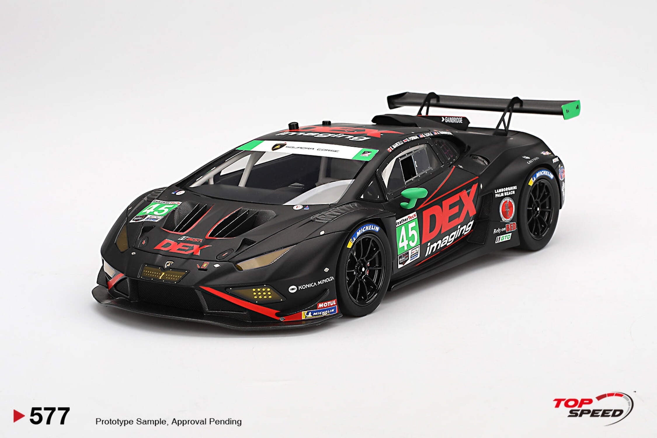 Lamborghini Huracan GT3 EVO2 #45 "Wayne Taylor Racing with Andretti" "24 Hours of Daytona" (2024) 1/18 Model Car by Top Speed
