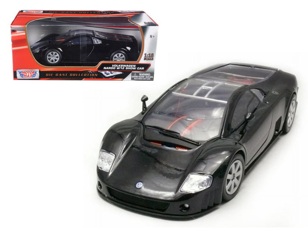 Motormax 1:18 Volkswagen Nardo W12 Show Car Diecast Model â€?Black