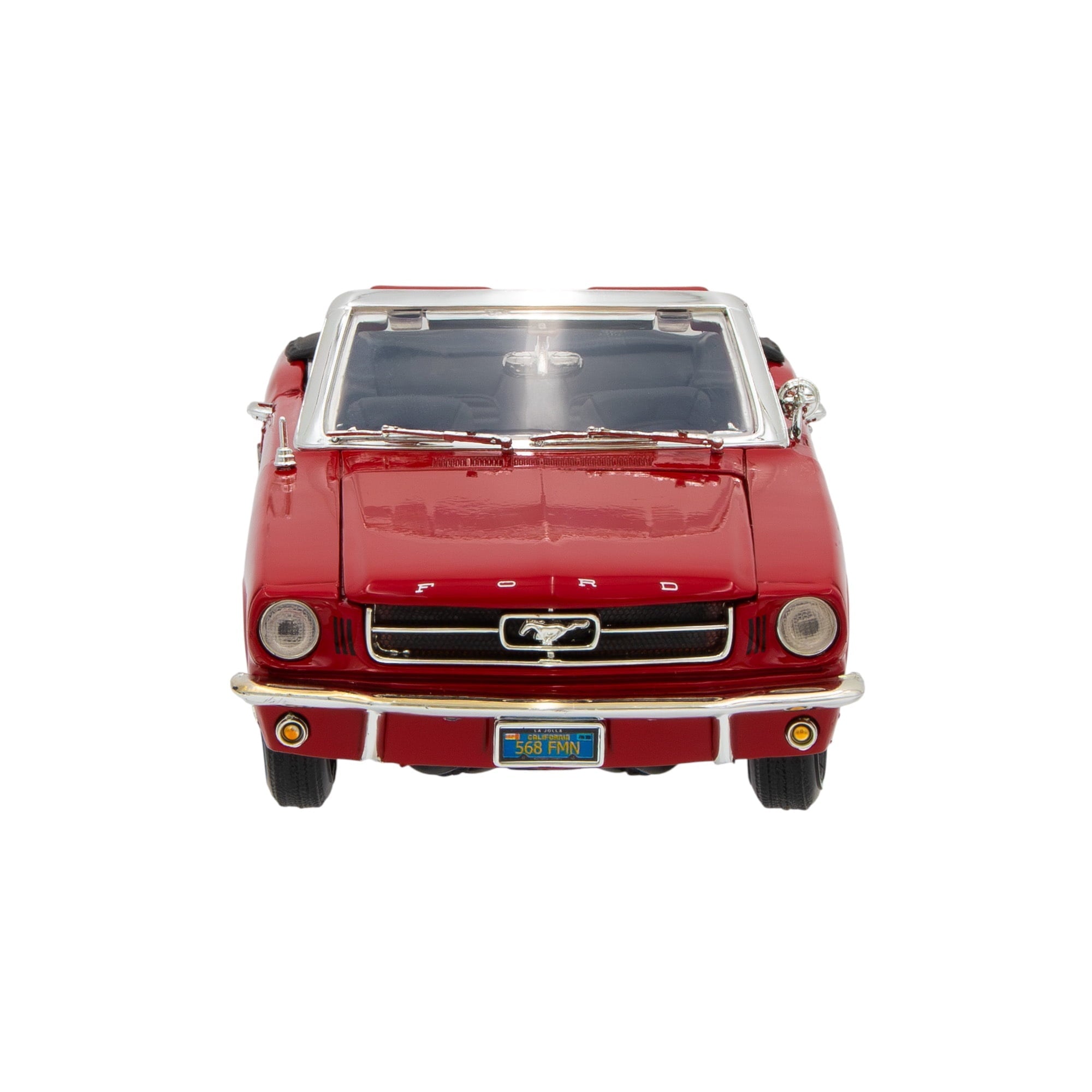1964 1/2 Ford Mustang Convertible Cream 1/18 Diecast Car Model by Motormax