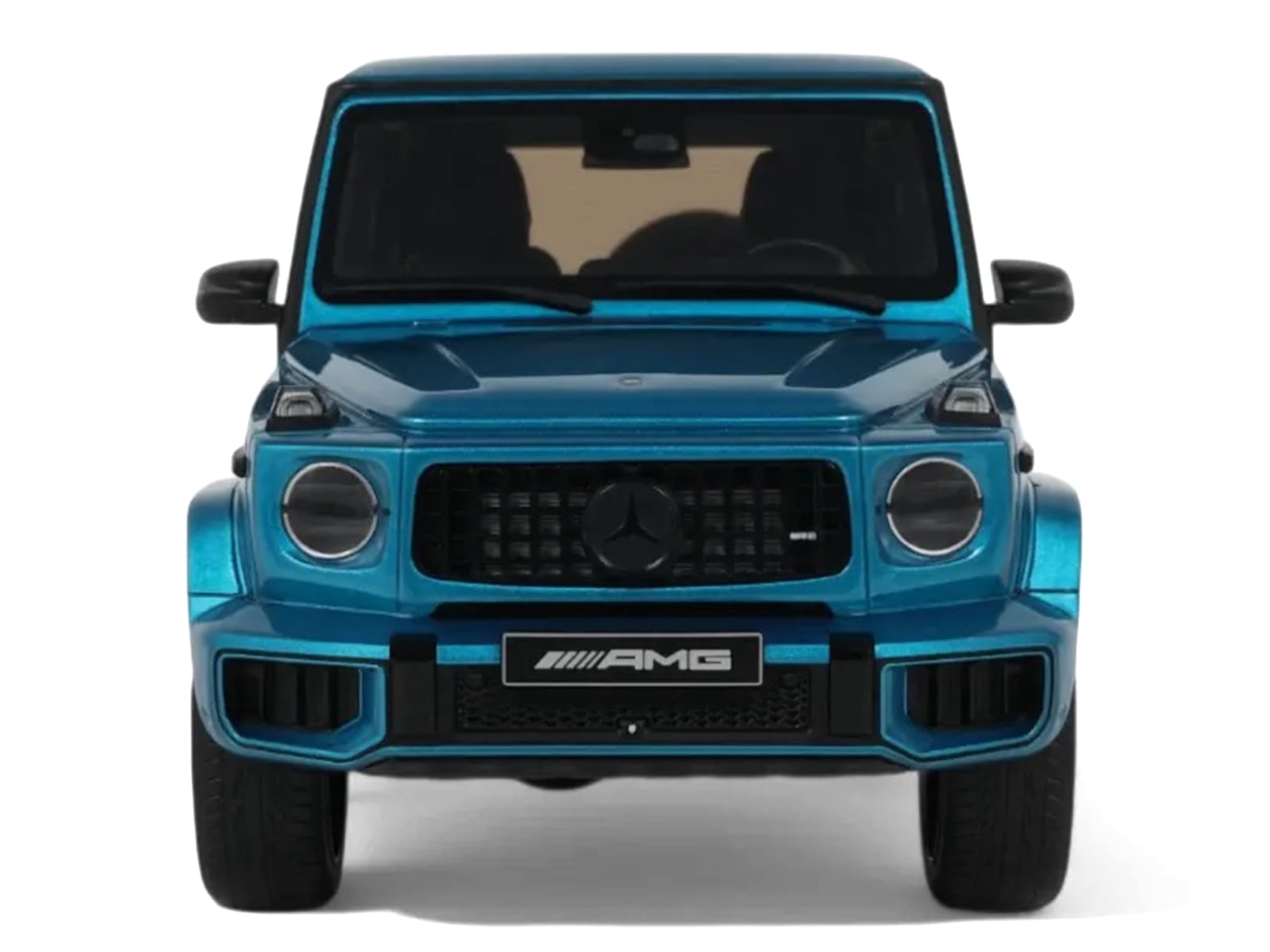 2024 Mercedes-Benz G 63 AMG Hyper Blue Magno Metallic 1/18 Model Car by GT Spirit