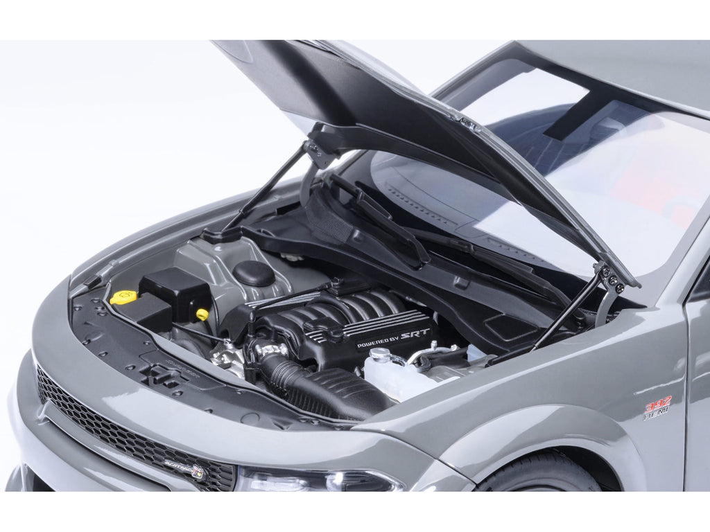 Dodge Charger Scat Pack Widebody Destroyer Gray 1/18 Car Model by Autoart