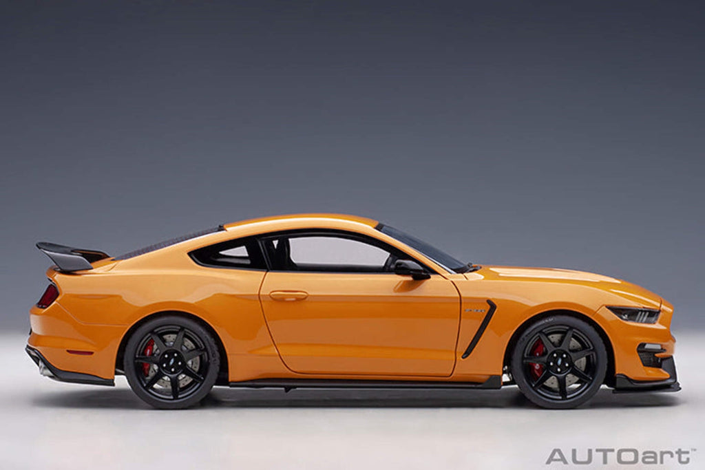 Ford Mustang Shelby GT-350R Orange Fury Metallic 1/18 Model Car by Autoart
