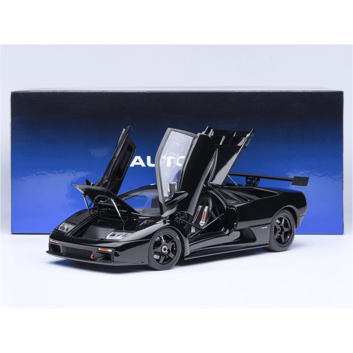 Lamborghini Diablo GTR Deep Black 1/18 Diecast Model Car by Autoart