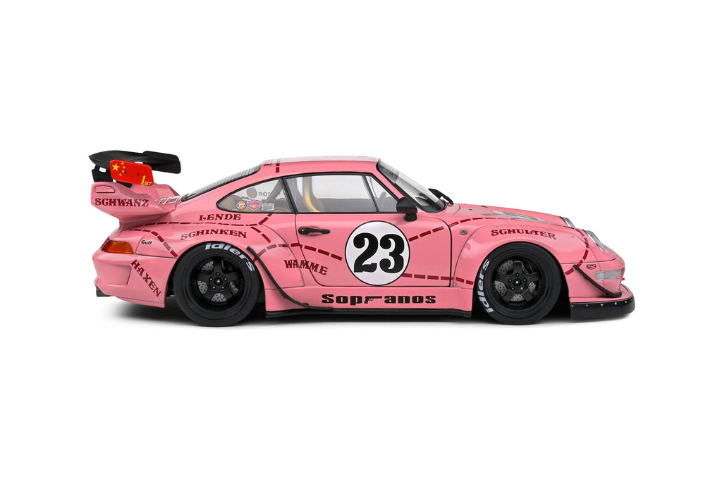 Solido 2020 Porsche 993 RWB Bodykit "Sopranos", 1:18, Pink