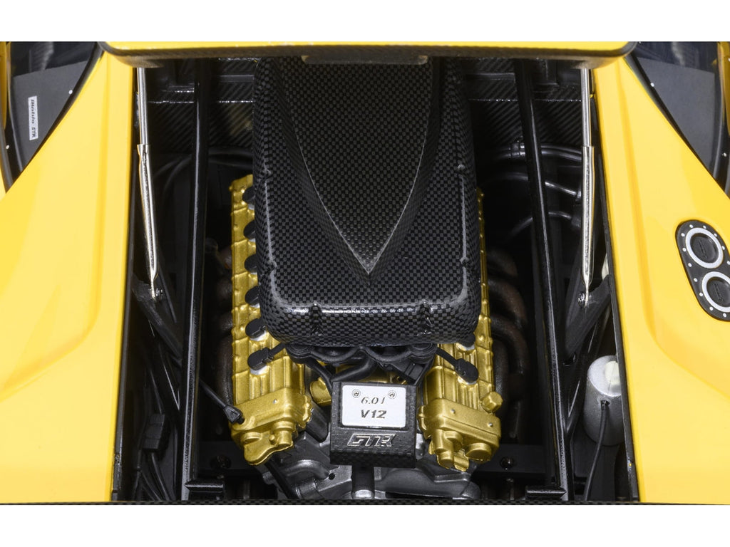 Lamborghini Diablo GTR Superfly Yellow 1/18 Diecast Model Car by Autoart