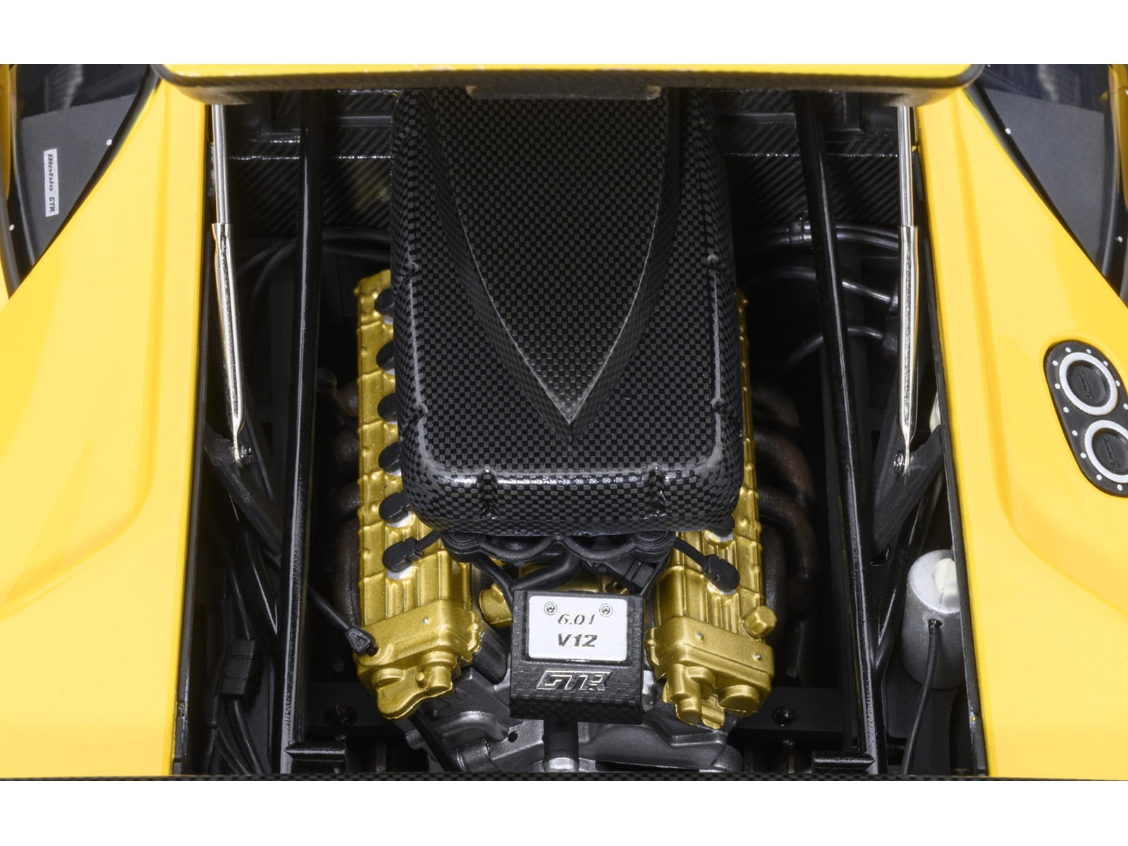 Lamborghini Diablo GTR Superfly Yellow 1/18 Diecast Model Car by Autoart