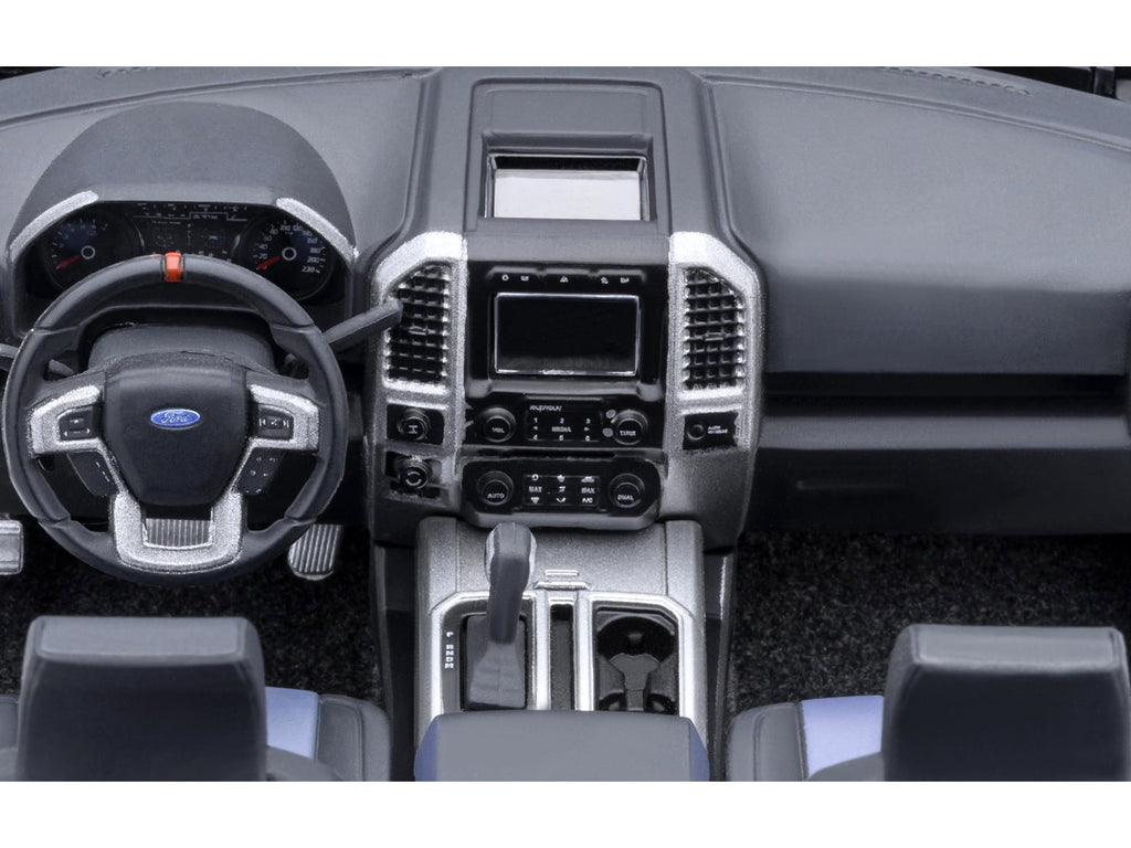 2019 Ford F-150 Raptor Pickup Truck Ingot Silver 1/18 Model Car by Autoart