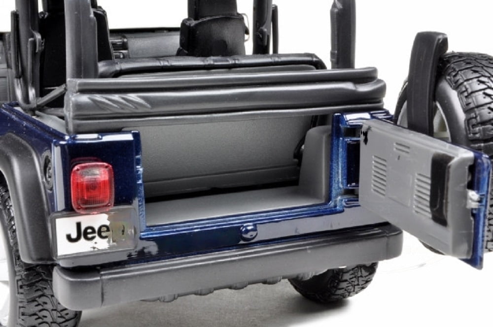Jeep Wrangler Rubicon Deep Blue 1/18 Beyond compare Diecast Model Car by Maisto