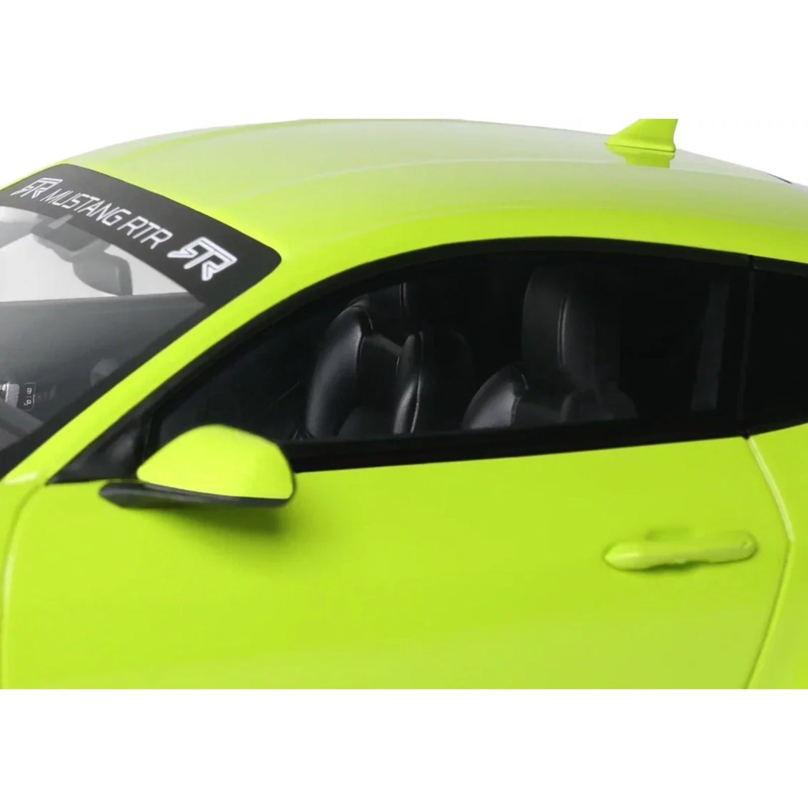 2025 Ford Mustang RTR Spec-3 Lime Green 1/18 Model Car by GT Spirit