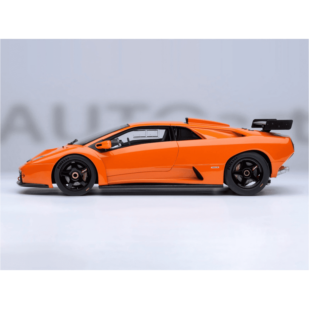 Lamborghini Diablo GTR Arancio Ishtar Orange 1/18 Diecast Model Car by Autoart