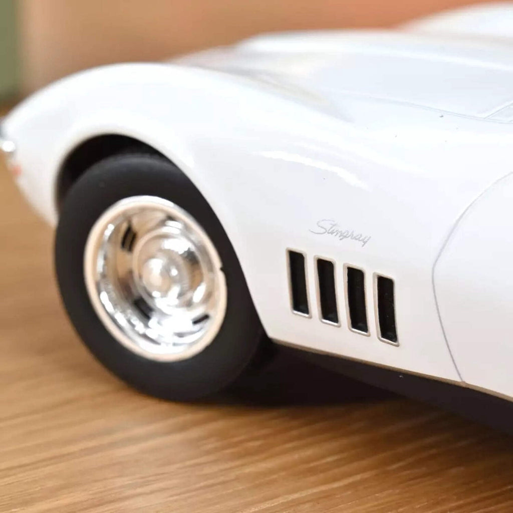 1969 Chevrolet Corvette Convertible Can Am White 1/18 Diecast Model Car by Norev