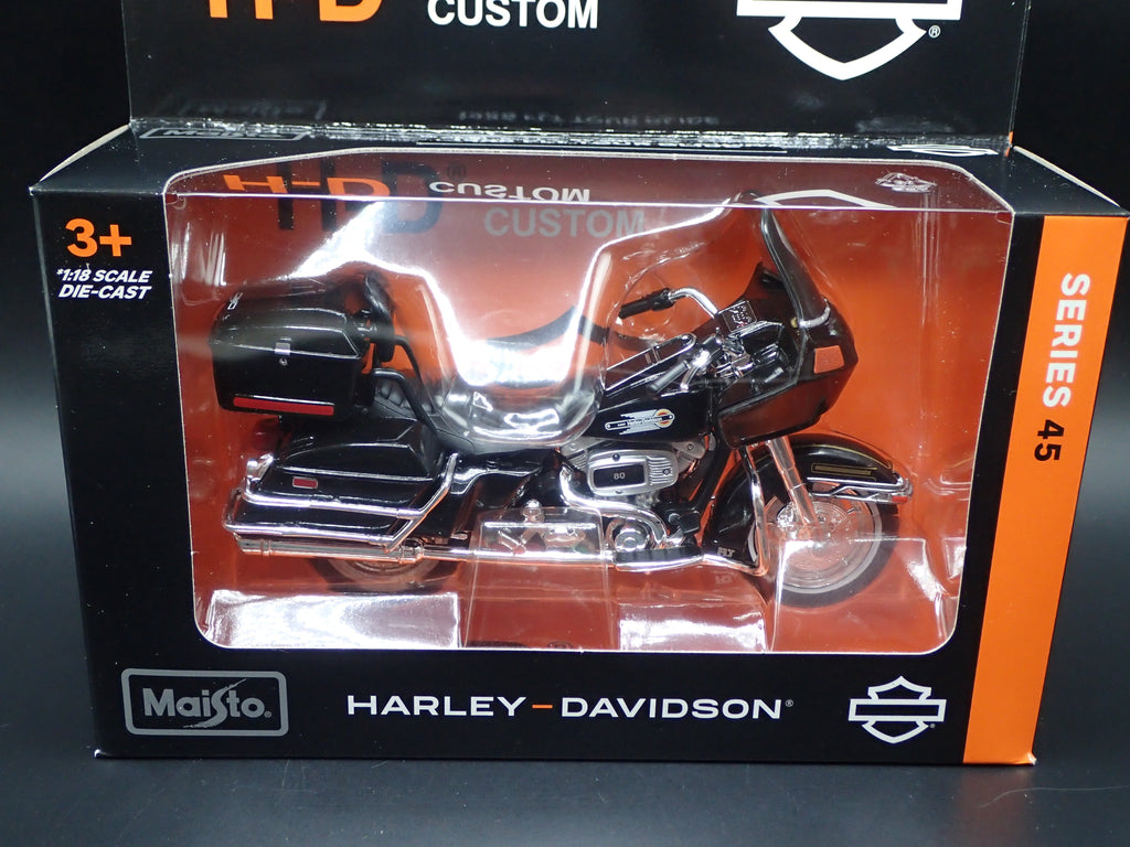 1988 FLT TOUR GLIDE HARLEY DAVIDSON MOTORCYCLE SERIES 45 1/18 DIECAST MODEL