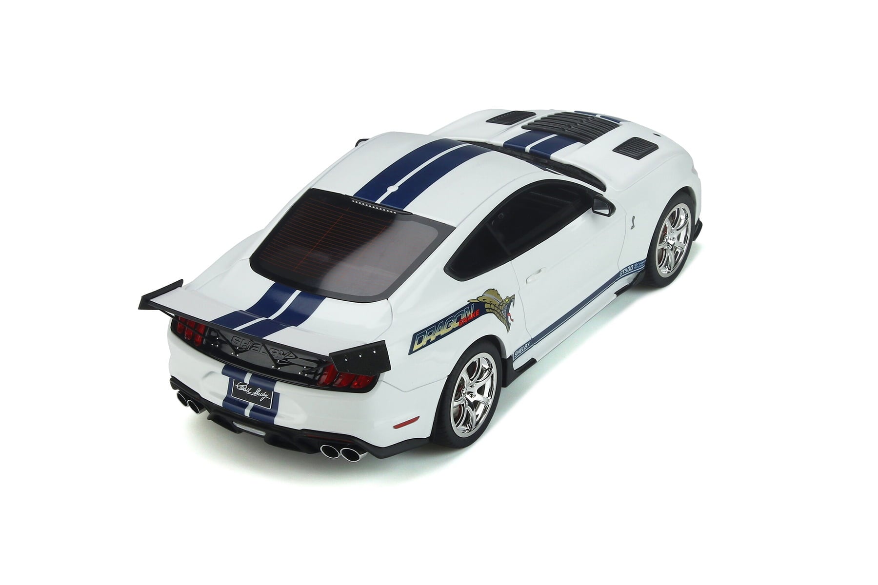 2020 Ford Mustang Shelby GT500 Dragon Snake, Oxford White - GT Spirit GT306 - 1/18 scale Resin Model Toy Car