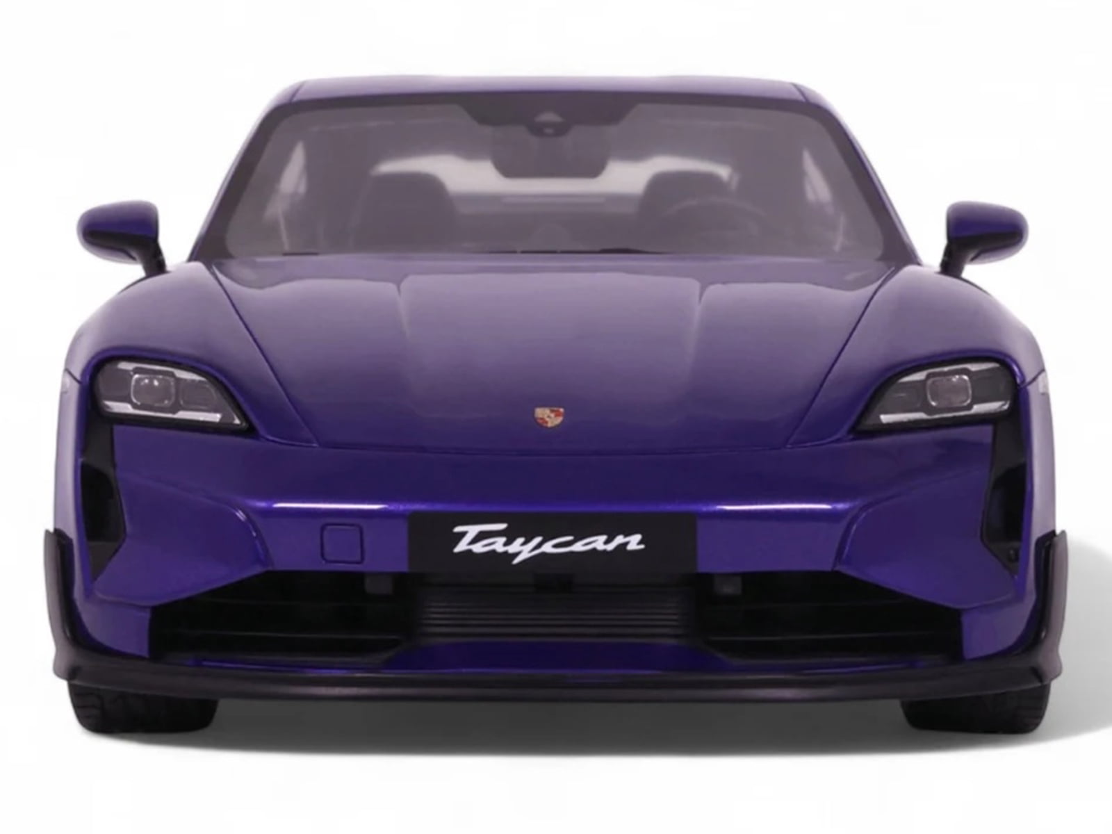 2023 Porsche Taycan Turbo GT Purple Sky Metallic 1/18 Model Car by GT Spirit