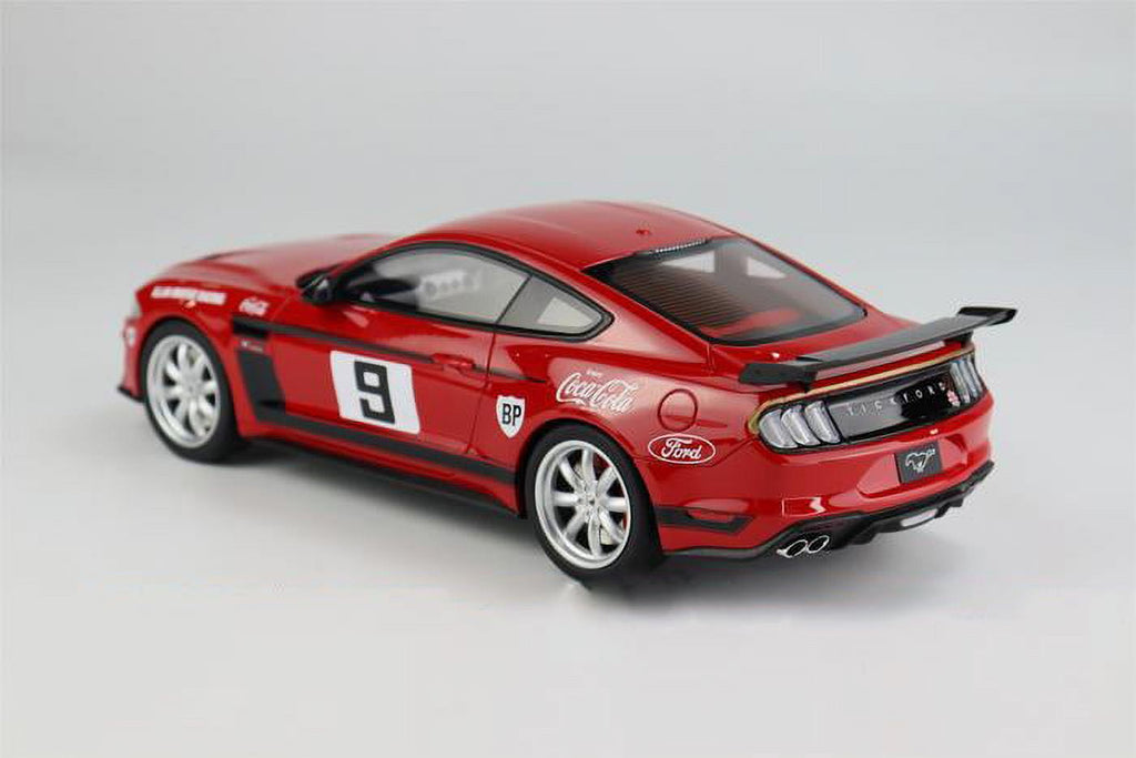 2019 Ford Mustang RHD, 9 Coca-Cola - Allan Moffat Tribute by Tickford - GT Spirit US030 - 1/18 scale Resin Model Toy Car