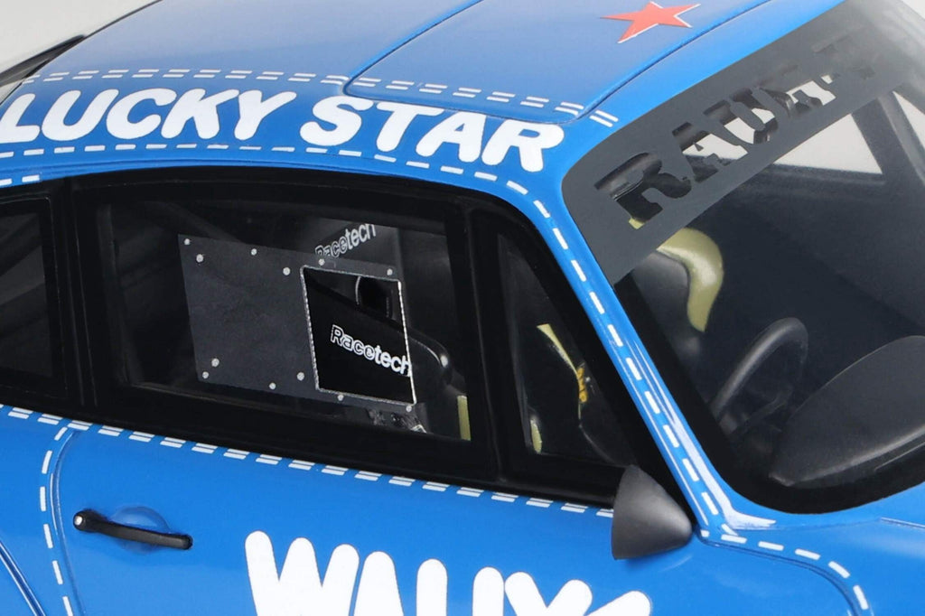 RWB Bodykit "OSHO Arrow" Blue 1/18 Model Car by GT Spirit