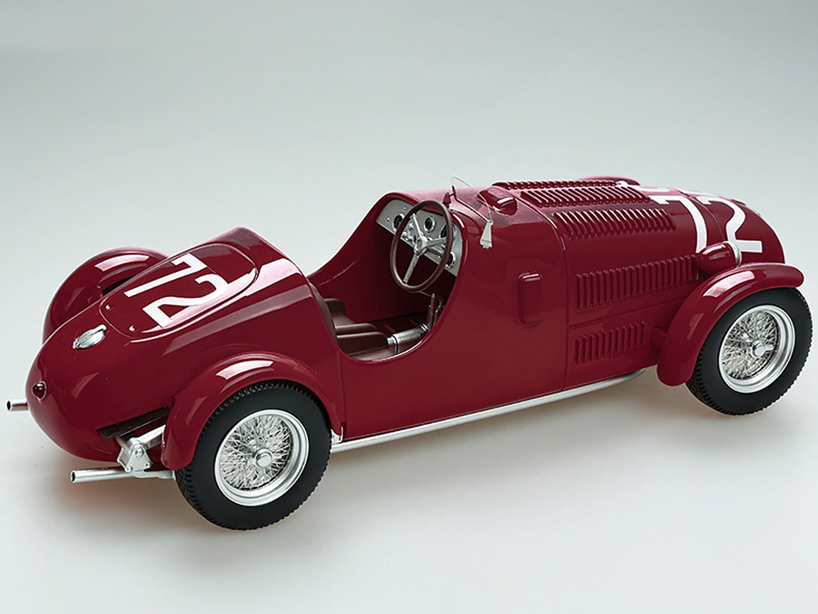 Ferrari 125C #72 Tazio Nuvolari Winner "Circuito Forli" (1947) Ltd Ed to 90 pieces "Mythos Series" 1/18 Model Car by Tecnomodel