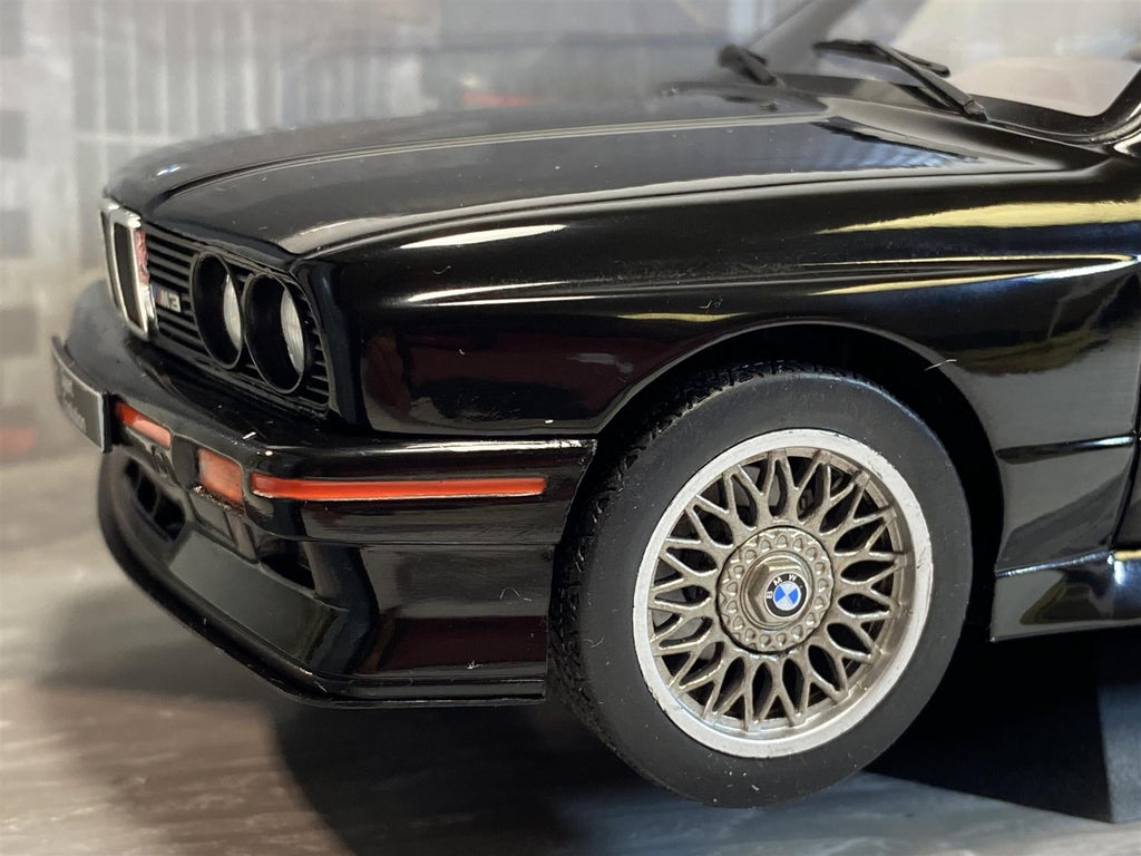 1990 BMW E30 Sport Evo Black 1/18 Diecast Model Car by Solido