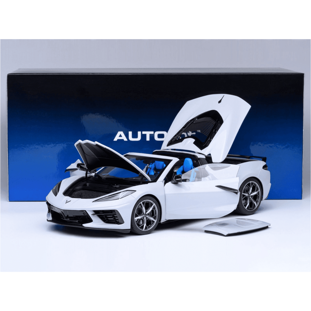 2020 Chevrolet Corvette C8 Stingray Ceramic Matrix Gray Metallic 1/18 Model Car by Autoart