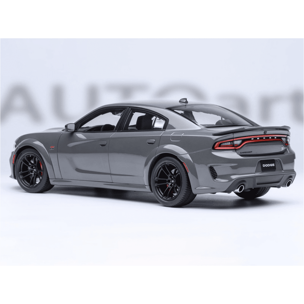 Dodge Charger Scat Pack Widebody Destroyer Gray 1/18 Car Model by Autoart