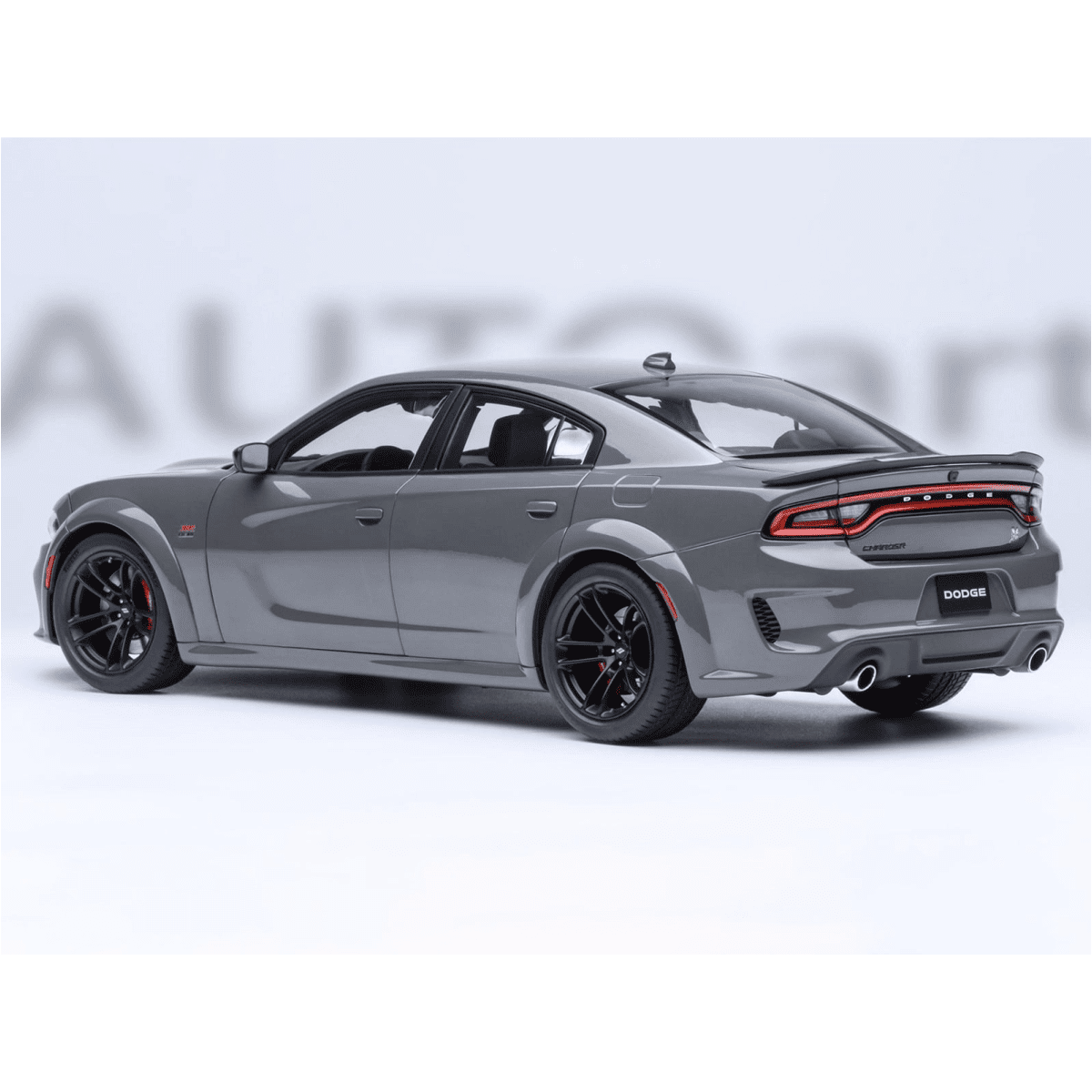 Dodge Charger Scat Pack Widebody Destroyer Gray 1/18 Car Model by Autoart