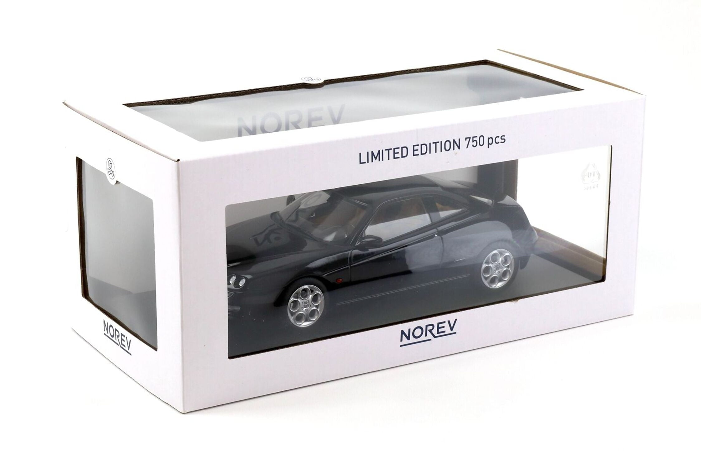 Norev 1999 Alfa Romeo GTV Coupe 2.0 16v Black 1:18