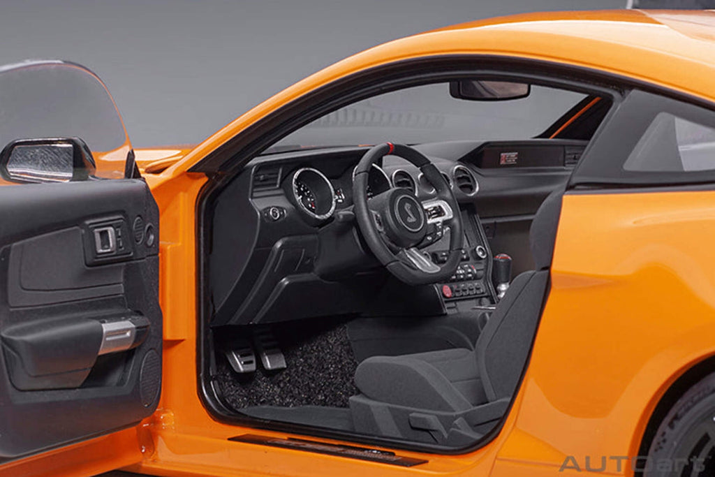 Ford Mustang Shelby GT-350R Orange Fury Metallic 1/18 Model Car by Autoart