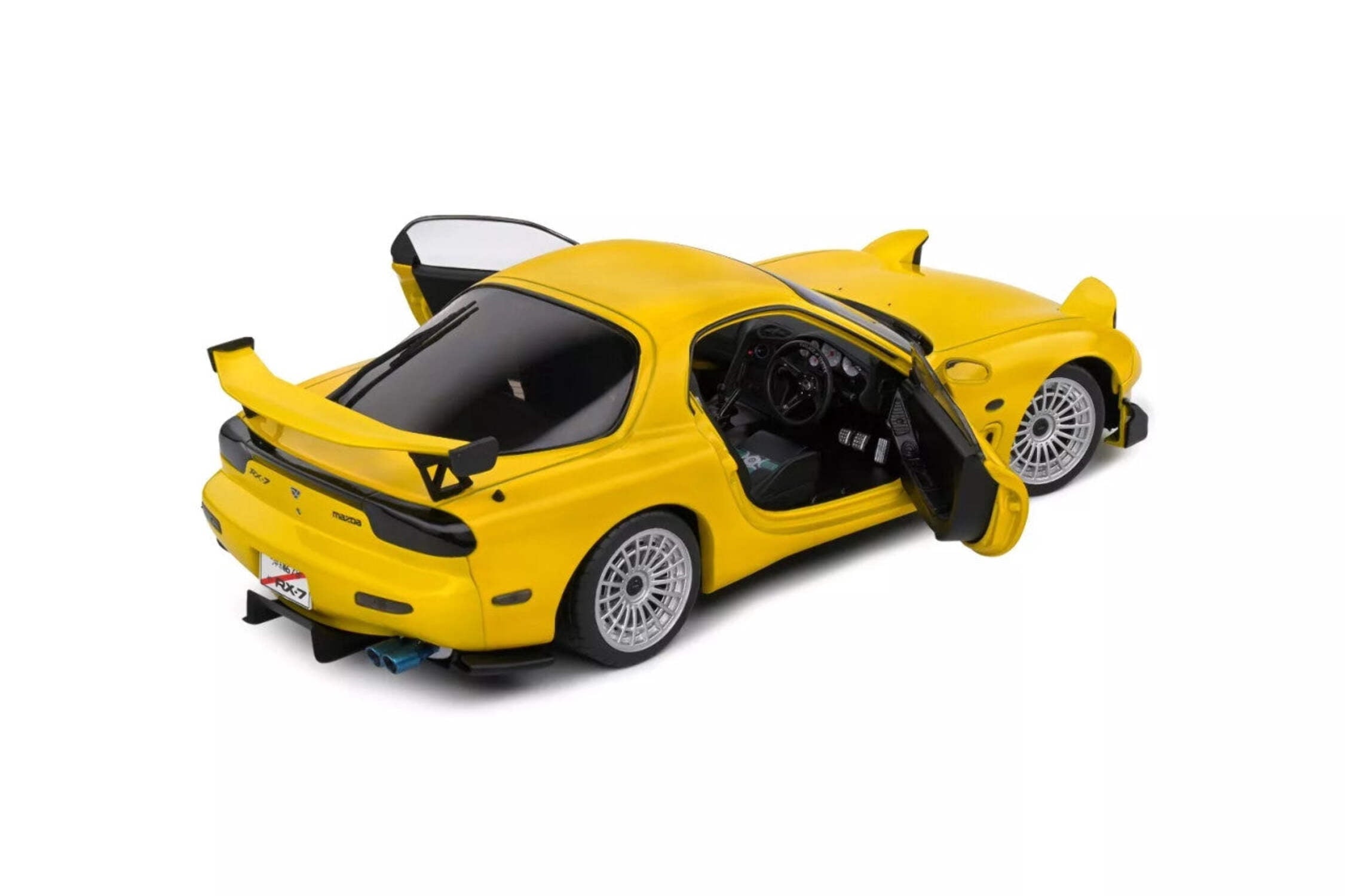 1994 Mazda RX7 Type RS (FD3RS) RHD (Right Hand Drive) Yellow 1/18 Diecast Model Car by Solido
