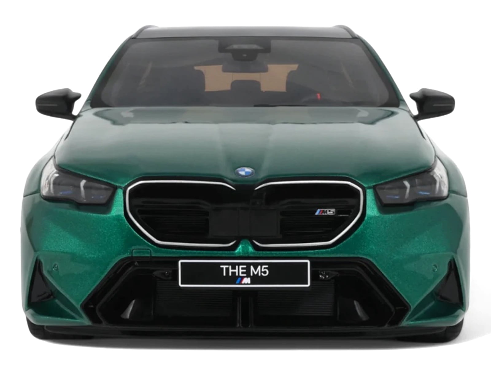 2024 BMW M5 Touring (G99) Isle of Man Green Metallic with Black Top 1/18 Model Car by GT Spirit