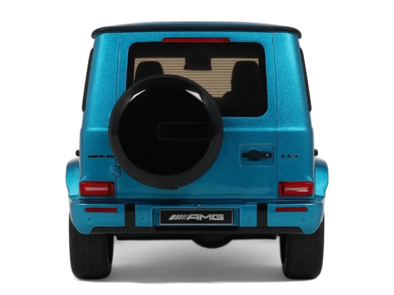 2024 Mercedes-Benz G 63 AMG Hyper Blue Magno Metallic 1/18 Model Car by GT Spirit