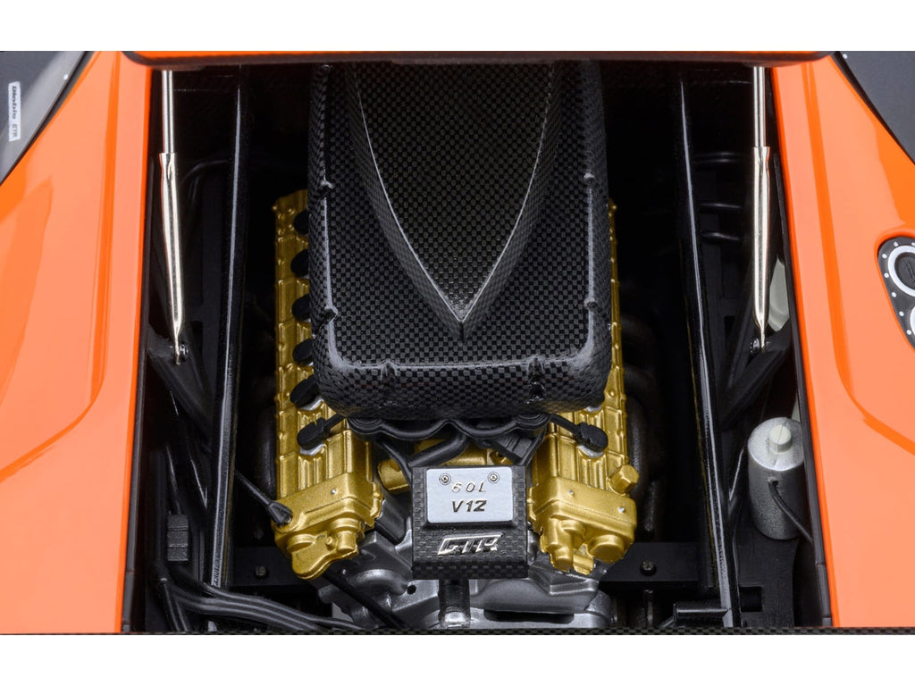 Lamborghini Diablo GTR Arancio Ishtar Orange 1/18 Diecast Model Car by Autoart